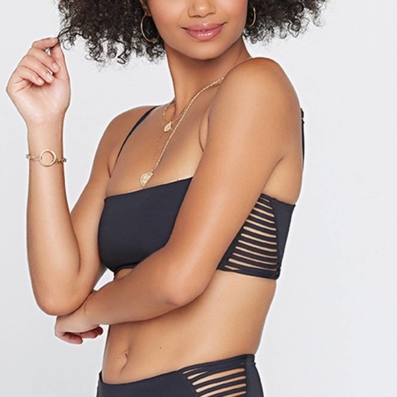 l*space Other - l*space Kit Bandeau Convertible Bikini Top Strappy Small Black NWT